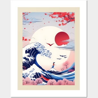 Sea japanese culture Posters and Art